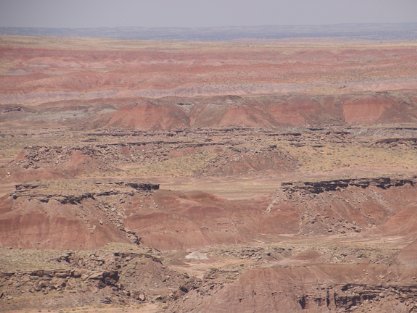 Arizona The Petrified Forest and the Grand Canyon with Winslow AZ in between